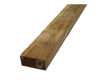 Pjaustyta mediena, spygliuotis, 50x100, 1.klasė, Impregnuotas, žalias 2.kl.