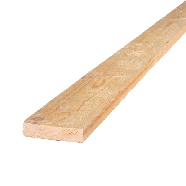 Pjaustyta mediena, Eglė, 25x100, 2.šķ., KD18%